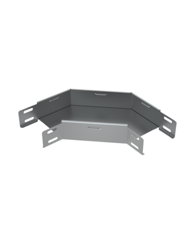 Угол горизонтальный 90 гр. 50х50 мм КМ-Профиль (GL90-50-50) в Йошкар-Оле Аксессуары для лотков Pintop.ru