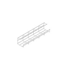 G-образный проволочный лоток 110х115 L3000 мм КМ-Профиль (PLG110-115-3000)