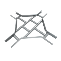 Х-разветвитель лестничный 100х400х1,5 мм HD85 КМ-профиль (LXD100-400-1.5 HD85)