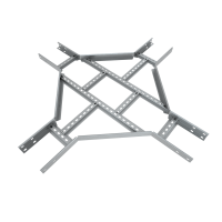 Х-разветвитель лестничный 80х400х1,2 мм "Быстрый монтаж" КМ-Профиль (LXDS80-400-1.2)