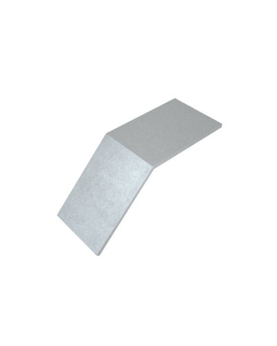 Крышка лестничного вертикального внешнего угла 45 гр. 800 мм HD85 КМ-профиль (KLVL45-800 HD85) в Йошкар-Оле Аксессуары для лотков Pintop.ru