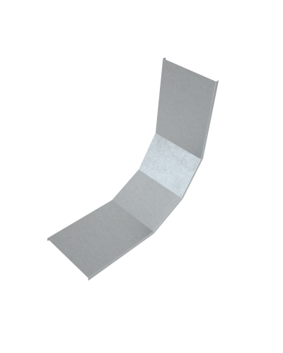 Крышка лестничного вертикального внутреннего угла 90 гр. 600 мм HD85 КМ-профиль (KLNL90-600 HD85) в Йошкар-Оле Аксессуары для лотков Pintop.ru