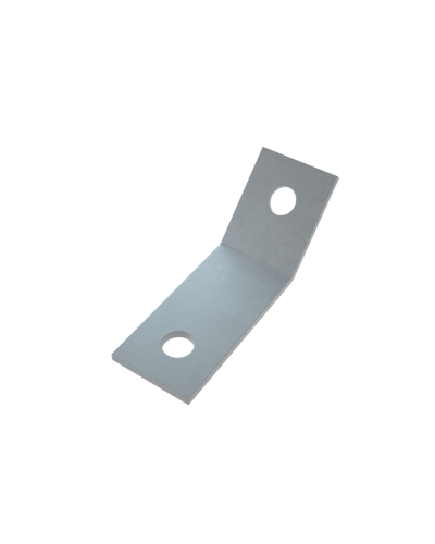 Уголок 45 гр. (2 отверстия) КМ-Профиль (USG45-2) в Йошкар-Оле Аксессуары для лотков Pintop.ru