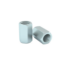 Гайка соединительная М6 DIN 6334 (упак. 100 шт) КМ-Профиль (MS6)