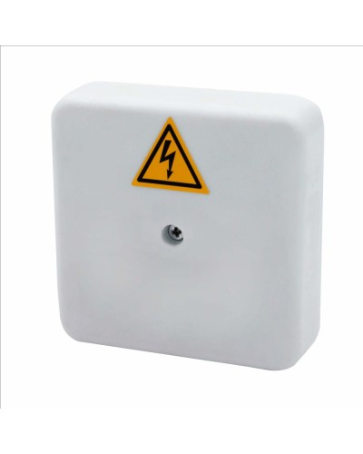 Коробка распределительная огнестойкая КРОПС-П0, IP41, габаритные размеры 75х75х20 мм, для кабелей сечением до 4 мм2, 2 клеммы КМ-Профиль (FRJB-KM-P0-4-02-КРОПС-IP41) в Йошкар-Оле Распределительные коробки Pintop.ru