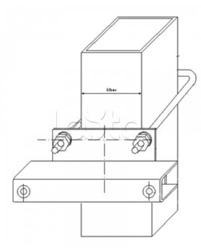 Узел крепления блоков подключения и управления БД-НР, БМ-НР, БУПР извещателей Омега-микродизайн УЗК-КС 60 в Йошкар-Оле Кронштейны и планки для извещателей Pintop.ru