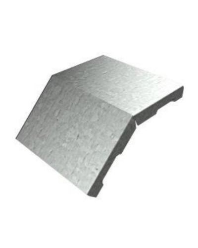 Крышка угла вертикального внешнего 45° 400х15 (0,7) для лестничного лотка ПожТехКабель (651-203) в Йошкар-Оле Кабельные лотки Pintop.ru