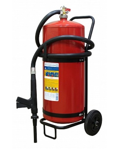 Огнетушитель ПОЖТЕХНИКА ОВП-50(з) МИГ летний (ФторПАВ) на съемн.тележке с перекр. стволом (баллон 62,5 л, ОТВ 50 л) в Йошкар-Оле Огнетушители Pintop.ru