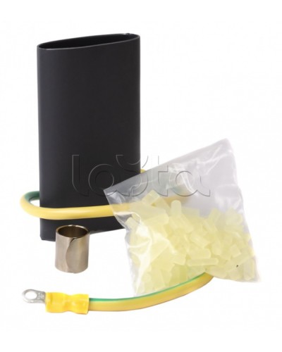 Муфта заземления термоусаживаемая д 7-18 Промрукав (PR08.3870) в Йошкар-Оле Повороты, муфты, тройники Pintop.ru