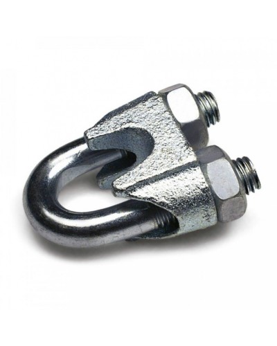 Зажим троса одинарный D6мм тип Слоник DIN 741 (100 шт/уп) Промрукав (PR08.3894) в Йошкар-Оле Держатели, клипсы, скобы Pintop.ru