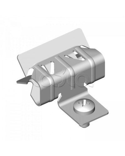 Зажим балочный 15-20 мм с отгибом и винтом М6х9 Промрукав (PR08.5848) в Йошкар-Оле Аксессуары для лотков Pintop.ru