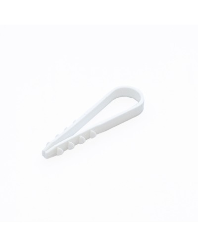 Дюбель-хомут для круглого кабеля d11-18 мм белый (10шт) Промрукав (PR08.6945) в Йошкар-Оле Крепеж: Дюбели, шурупы, саморезы Pintop.ru