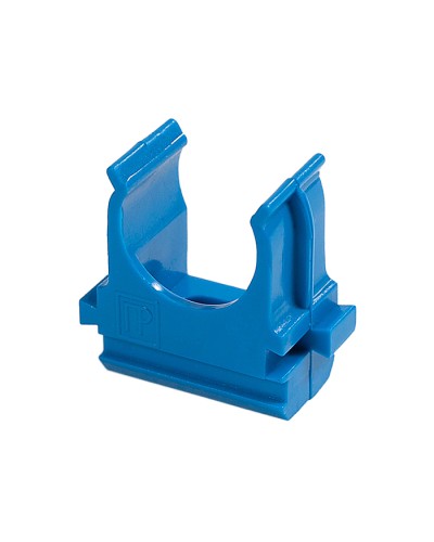 Крепёж-клипса для труб АБС-пластик синяя д25 в малой упаковке (10шт/500шт уп/кор) Промрукав (PR13.0062) в Йошкар-Оле Держатели, клипсы, скобы Pintop.ru