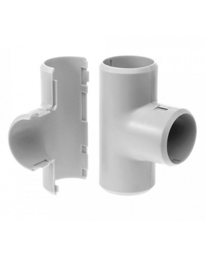 Тройник разборный д16 безгалогенный (HF) атмосферостойкий серый (70шт/700шт уп/кор) Промрукав (PR13.0364) в Йошкар-Оле Повороты, муфты, тройники Pintop.ru