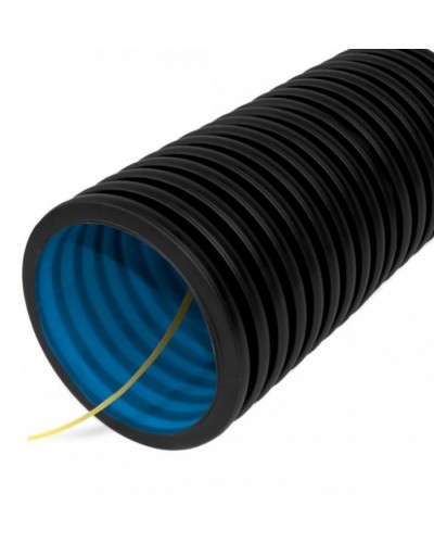 Труба гофрированная двустенная ПНД гибкая тип 450 (SN9) с/з черная д125 (50м/уп) Промрукав (PR15.0145) в Йошкар-Оле Труба гофрированная Pintop.ru