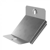 Крышка угла вертикального внутреннего 45 градусов Стандарт INOX (AISI 304) 100 Промрукав (PR16.3164)