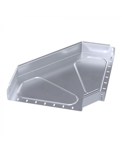 Угол горизонтальный 90 градусов Стандарт INOX (AISI 316) 400х80 Промрукав (PR16.3537) в Йошкар-Оле Аксессуары для лотков Pintop.ru