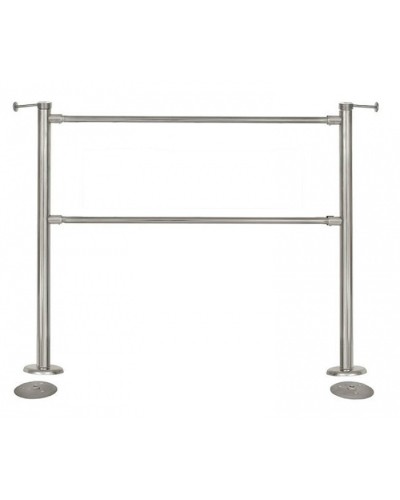 Стойка Ростов-Дон ОБ1/2-1 (Хром) в Йошкар-Оле Ограждения Pintop.ru