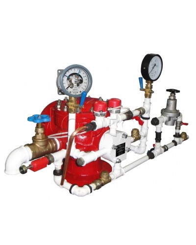 Узел управления спринклерный воздушный в комплекте с акселератором Спецавтоматика УУ-С100/1,6В3-ВФ.О4-01 в Йошкар-Оле Устройства пуска водяного пожаротушения Pintop.ru