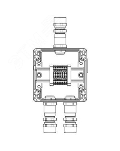 TBE-A-12-(6xCBC.2)-2xKA2MHK(A)-1xKA2MHK(C)1Ex e IIC Т5 Gb / Ex tb IIIC T95°C Db IP66 DKC (1201.121.22.121B) в Йошкар-Оле Комутационные взрывозащищенные коробки Pintop.ru