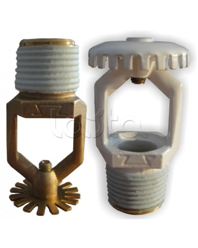 Ороситель дренчерный водяной и пенный Спецавтоматика ДУО0-РНд0,42-R1/2/В3-SР-К80 (белый) (RAL 9016) в Йошкар-Оле Оросители Pintop.ru