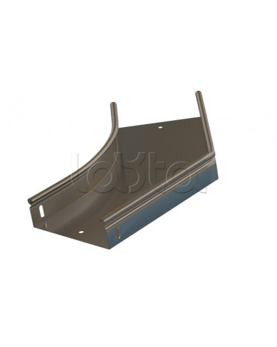 Угол 45° горизонтальный плавный Hyperline RST-AHS45-150-80-0,8-R100-SZ в Йошкар-Оле Аксессуары для лотков Pintop.ru