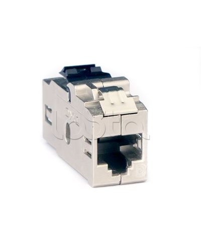 Модуль Keystone RJ45 CAT6 проходной экранированный, серебристый DKC RNK6FESL в Йошкар-Оле Модули Keystone Pintop.ru