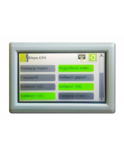 Клавиатура подсистемы охранной сигнализации Elsys-CP2 в Йошкар-Оле Сетевая СКУД Elsys Pintop.ru