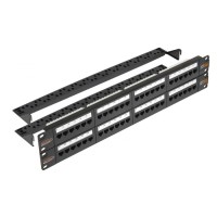 Патч-панель 19", 2U, 48xRJ45 NIKOMAX (NMC-RP48UD2-2U-BK)