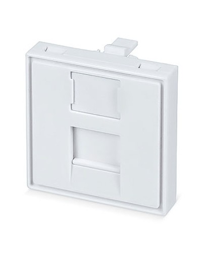 Вставка 45x45 (Mosaic) для 1 модуля формата Keystone Jack (FP-45-1M) Пожтехкабель СКС (202-031) (аналог Mosaic) в Йошкар-Оле Модули Keystone Pintop.ru