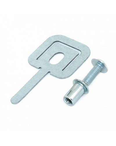 Комплекты для крепления ОКЛ с использованием винта, заклепки и хомута FR ПР-25 (100 шт) Промрукав (PR08.5203) в Йошкар-Оле Огнестойкие кабельные линии Pintop.ru