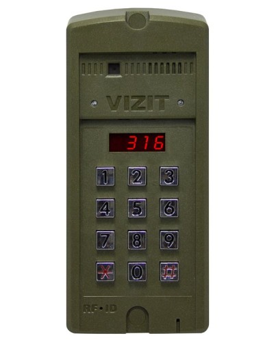 Блок вызова для совместной работы с БУД-302 Vizit БВД-316FCP в Йошкар-Оле Блоки вызова многоабонентные Pintop.ru