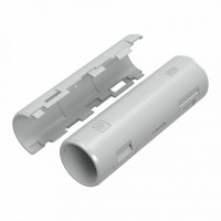 Муфта разборная d20 мм атмосферостойкая серая (10шт/320шт уп/кор) Промрукав (PR13.0430)