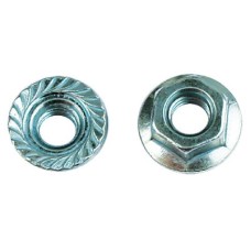 Гайка с насечкой, препятствующей откручиванию М6 нержавеющая сталь DKC CM100600INOX