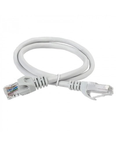 ITK Коммутационный шнур (патч-корд) кат.5Е UTP 1м серый (PC01-C5EU-1M) в Йошкар-Оле Патчкорды (медные) Pintop.ru