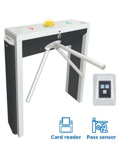 CARDDEX Комплект тумбового турникета со встроенным картоприемником STL-03KEC в Йошкар-Оле Турникеты Pintop.ru