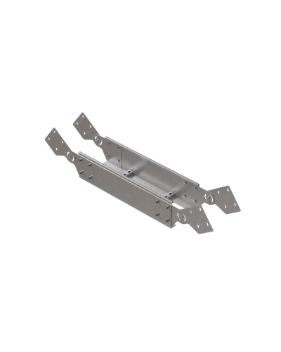 Вертикальный шарнирный угол 150х150х1,2 мм HD85 N КМ-профиль (LSHL150-150-1.2 HD85 N) в Йошкар-Оле Аксессуары для лотков Pintop.ru