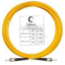 Шнур оптический simplex ST-ST 9/125 sm 7м LSZH Cabeus FOP(s)-9-ST-ST-7m