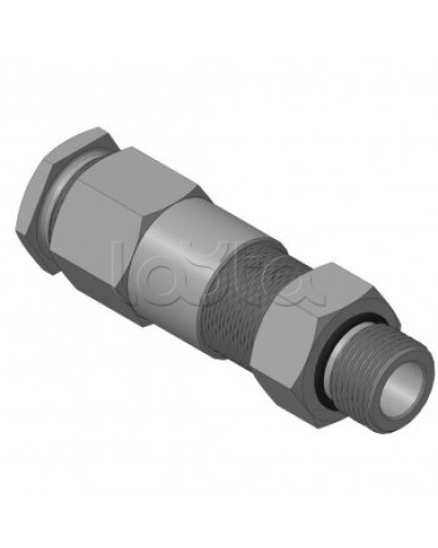 Кабельный ввод для бронированного кабеля с двойным уплотнением резьбой G1/2, внешним диаметром кабеля D=11-15 мм и проходным диаметром кабеля d=6-10 мм Спектрон КВБ-15/10-2У-М-G1/2 в Йошкар-Оле Аксессуары для кабель-канала Pintop.ru