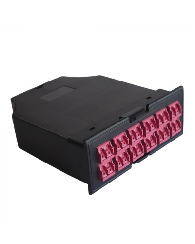 MPO кассета OM4, для LAN-FRM-PP-STP/1U, 24xLC, тип B, черная LANMASTER (LAN-FRM-IN-2MB-24LC/OM4) в Йошкар-Оле Патч-корды оптические Pintop.ru