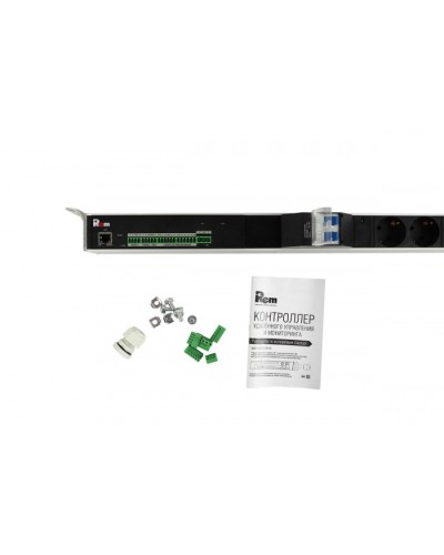 Блок силовых розеток с контроллером REM R-MC1-32-4x2S-2x3C13-2x2C19-A-1820-K в Йошкар-Оле Блоки розеток Pintop.ru