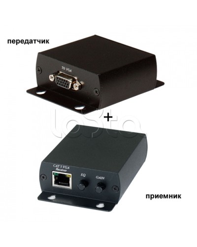 Комплект для передачи VGA сигнала по витой паре SC&T TTA111VGA в Йошкар-Оле Видеоусилители, Модуляторы, Делители Pintop.ru