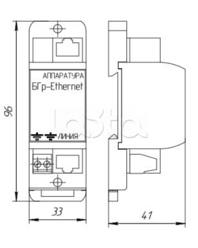 Устройство защиты от импульсных перенапряжений Forteza Блок БГр-Ethernet-PoE в Йошкар-Оле Устройства защиты операционных процессоров (ОПС) Pintop.ru