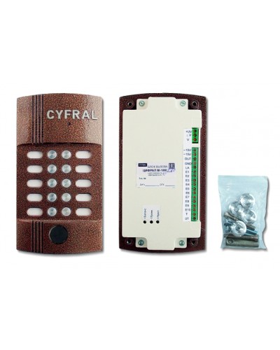 Блок вызова видеодомофона на 10 абонентов Цифрал M-10M/PVC в Йошкар-Оле Блоки вызова многоабонентные Pintop.ru