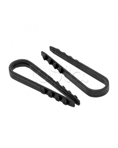 Дюбель-хомут для круглого кабеля (5-10мм) черный (100шт.) EKF PROxima (plc-ncc-5x10b) в Йошкар-Оле Крепеж: Дюбели, шурупы, саморезы Pintop.ru