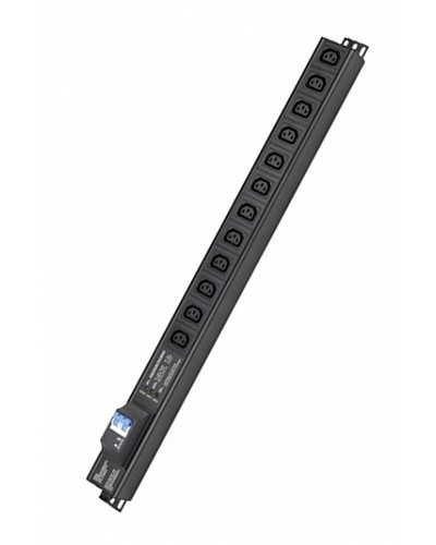 Блок распределения питания вертикальный для 19 шкафов DKC R5VIEC12CBOP в Йошкар-Оле Блоки розеток Pintop.ru