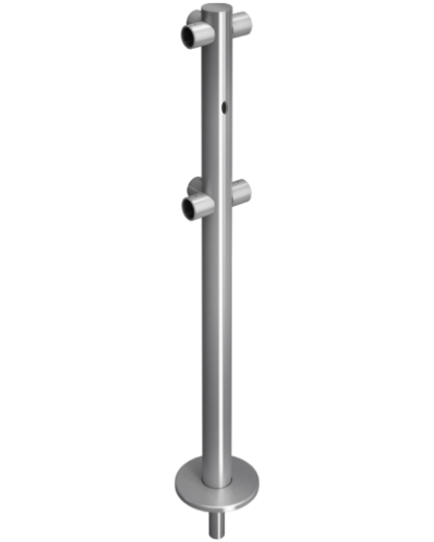 Стойкаограждения съемная Т-образная Oxgard ВЗР 1996Р.21-07 в Йошкар-Оле Ограждения Pintop.ru