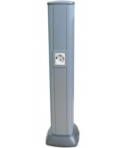 Колонна алюминевая 0,71 м, цвет темно-серебристый металлик DKC 09594 в Йошкар-Оле Аксессуары для стоек и шкафов Pintop.ru