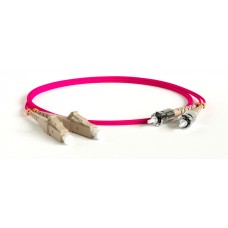 Патч-корд волоконно-оптический Hyperline FC-D2-504-ST/PR-ST/PR-H-5M-LSZH-MG