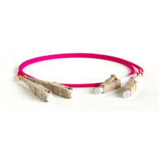 Патч-корд волоконно-оптический Hyperline FC-D2-504-SC/PR-ST/PR-H-10M-LSZH-MG